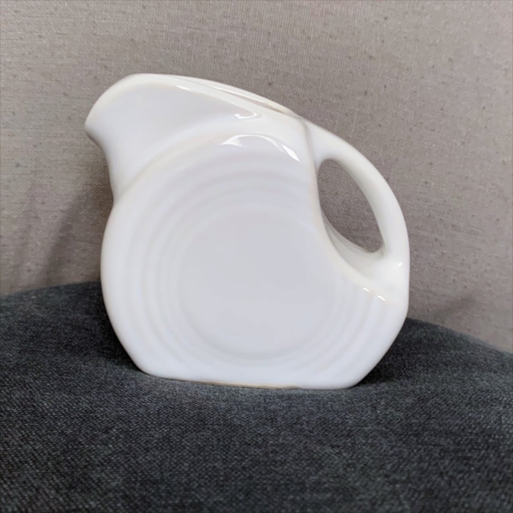 NEW Fiestaware Mini Disc Pitcher - White